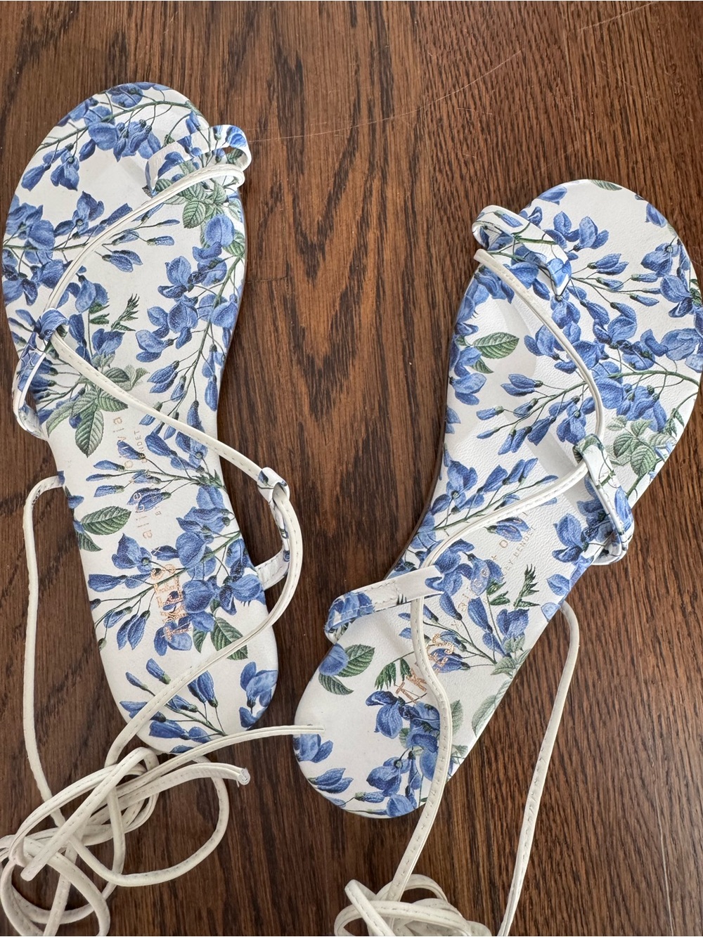 Tkees x Alice + Olivia Jo Wrap Sandal, size 6 - NEW without box - Picture 11 of 15